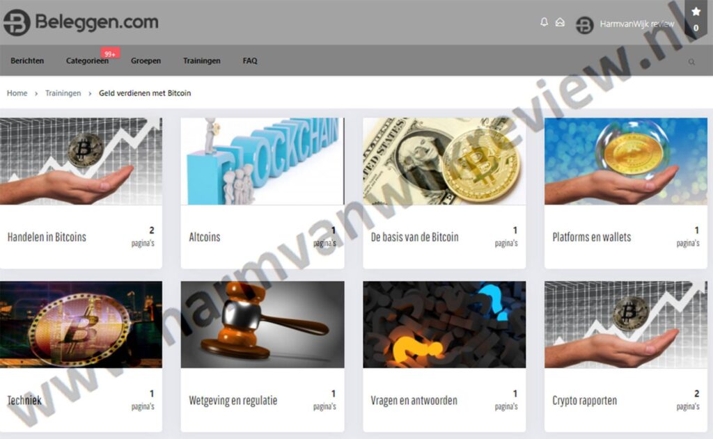 Op deze foto zie je de X10 met Crypto cursus van Harm van Wijk